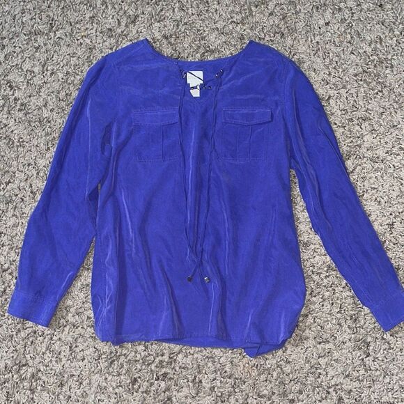 Chico’s Longsleeve Blouse - Periwinkle - Picture 2 of 7